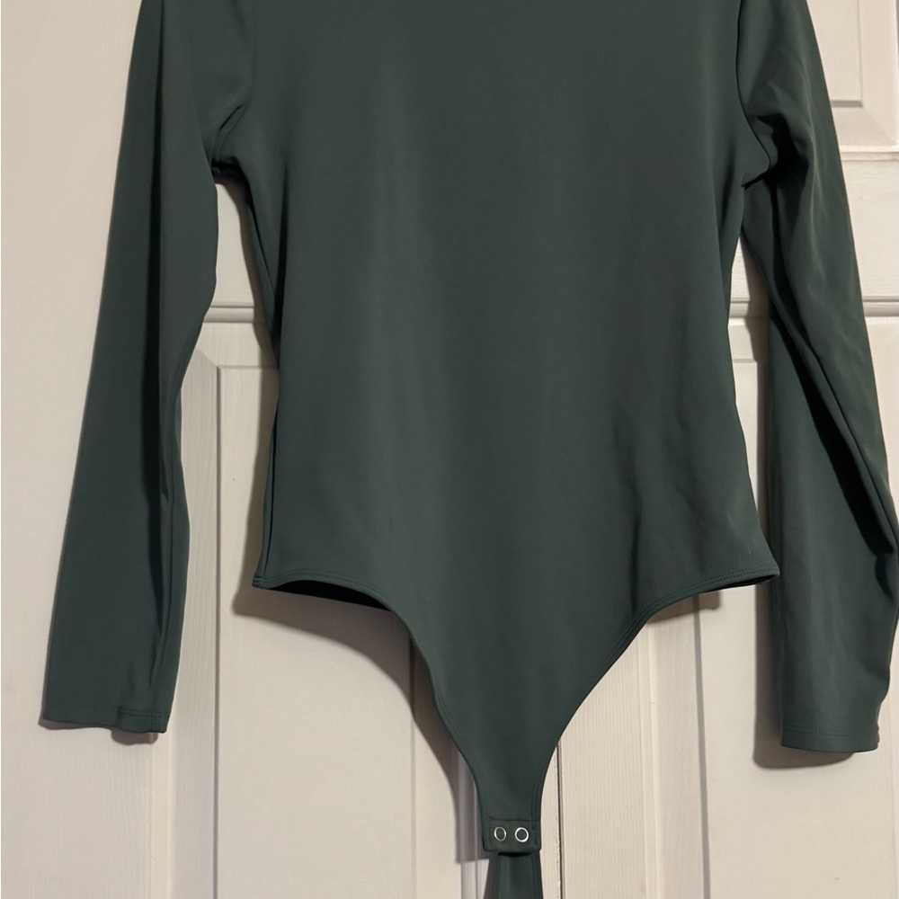 Express Forest Green Bodysuit